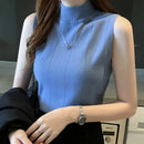 Blusa Casual Regata Gola Alta